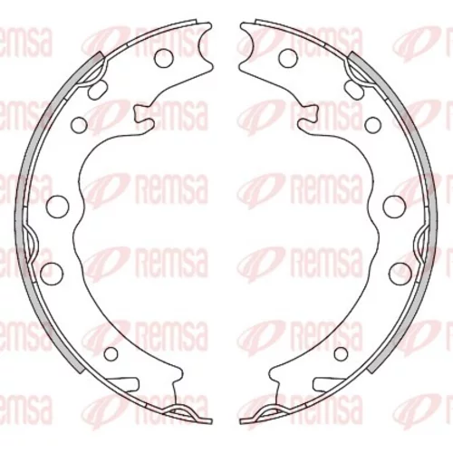 Brzdová čeľusť, parkovacia brzda REMSA 4448.00