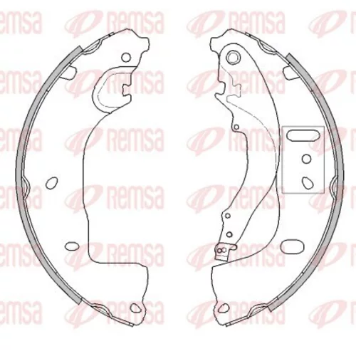 Brzdové čeľuste REMSA 4539.00