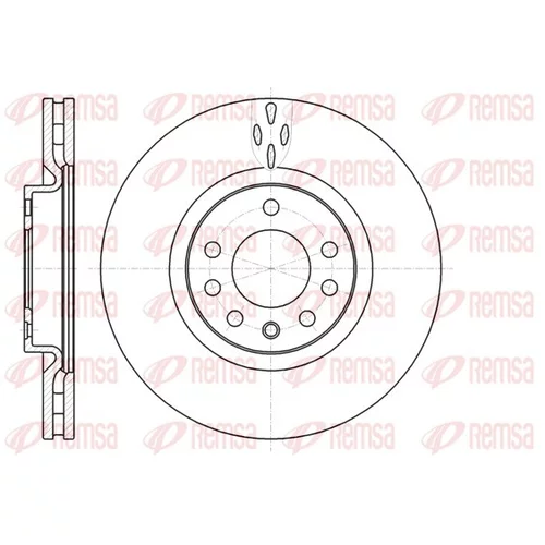 Brzdový kotúč REMSA 61017.10