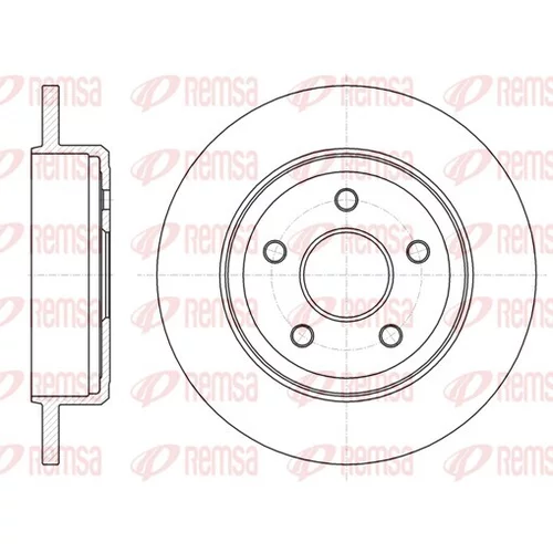 Brzdový kotúč REMSA 61211.00