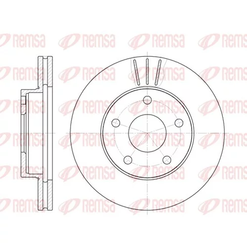 Brzdový kotúč REMSA 6214.10