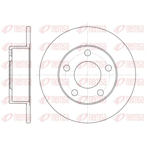 Brzdový kotúč REMSA 6803.00