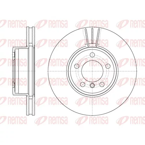 Brzdový kotúč REMSA 6867.10