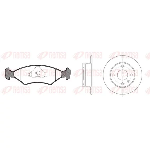 Sada bŕzd, Kotúčová brzda REMSA 8119.00