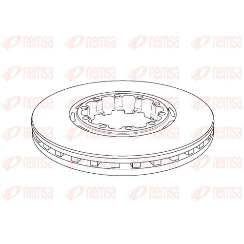 Brzdový kotúč REMSA NCA1153.20