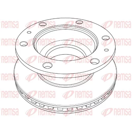 Brzdový kotúč REMSA NCA1197.20