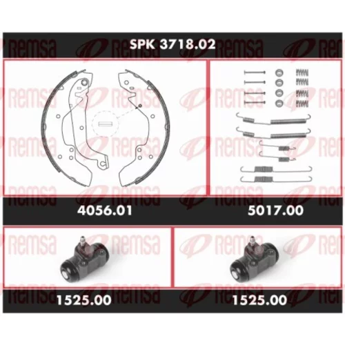 Sada bŕzd, Bubnová brzda REMSA SPK 3718.02