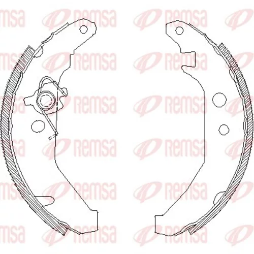 Brzdové čeľuste REMSA 4185.00