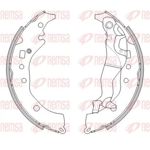 Brzdové čeľuste REMSA 4292.01