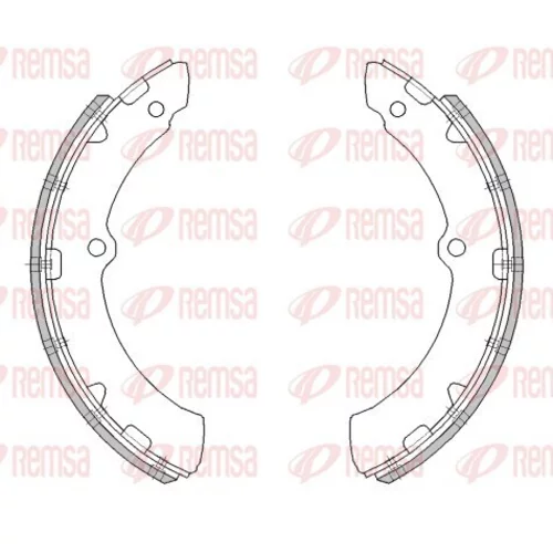 Brzdové čeľuste REMSA 4473.00