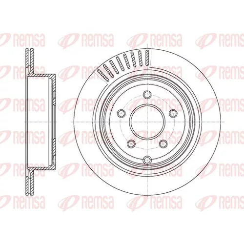 Brzdový kotúč REMSA 61091.10