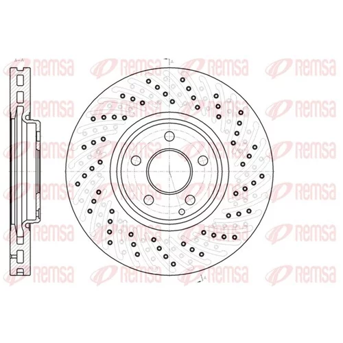 Brzdový kotúč REMSA 61123.10