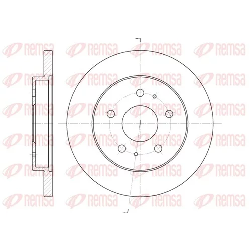 Brzdový kotúč REMSA 61143.00