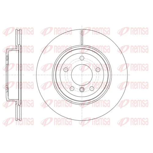 Brzdový kotúč REMSA 61631.10