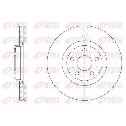 Brzdový kotúč REMSA 62548.10