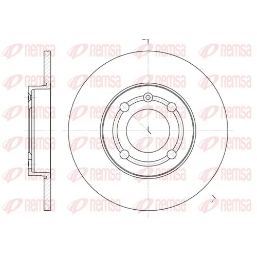 Brzdový kotúč REMSA 6418.00