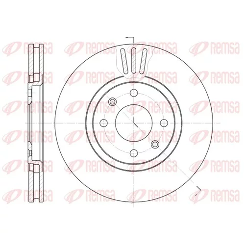 Brzdový kotúč REMSA 6486.10