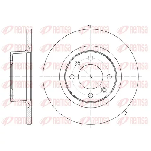 Brzdový kotúč REMSA 6605.00