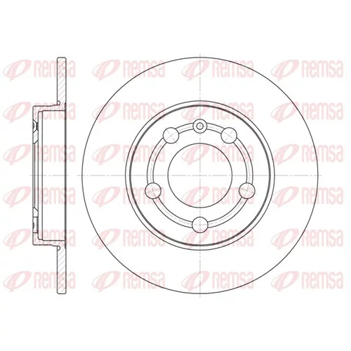 Brzdový kotúč REMSA 6718.00