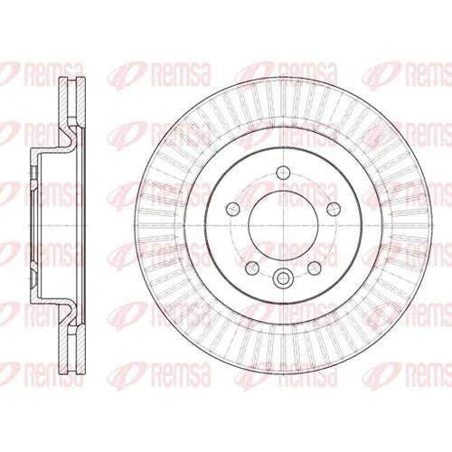 Brzdový kotúč REMSA 6851.10