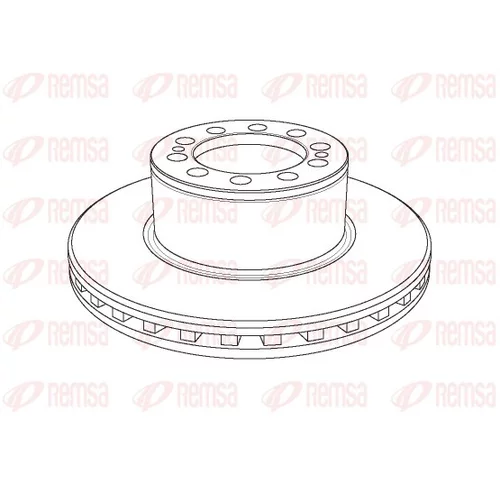 Brzdový kotúč REMSA NCA1157.20