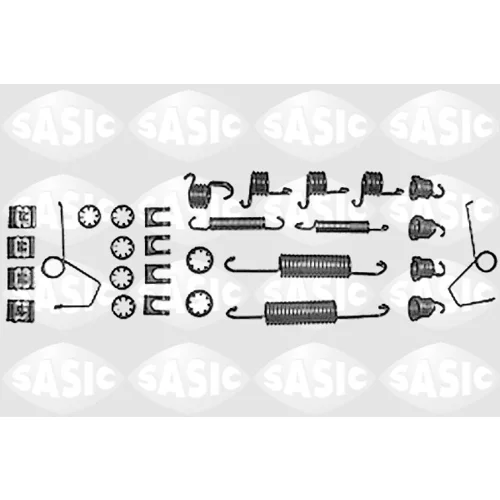 Sada príslušenstva brzdovej čeľuste SASIC 3084324