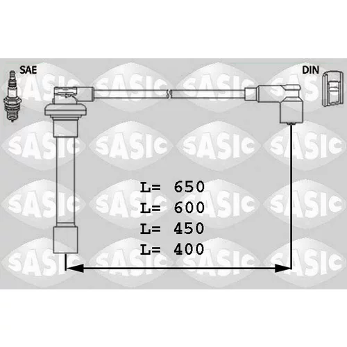 Sada zapaľovacích káblov SASIC 9286010