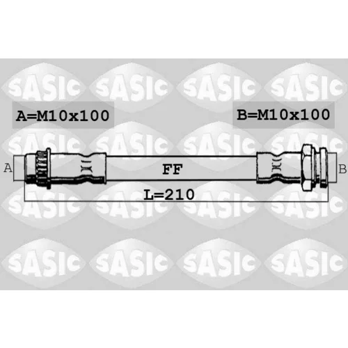 Brzdová hadica SASIC 6600015
