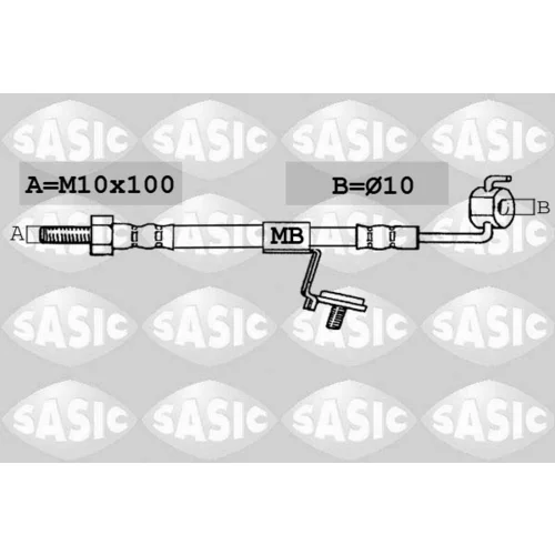 Brzdová hadica SASIC SBH6326