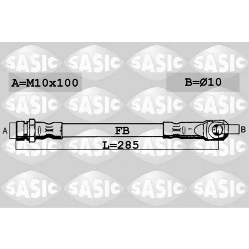 Brzdová hadica SASIC SBH6372