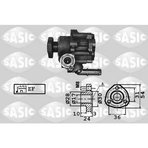 Hydraulické čerpadlo pre riadenie SASIC 7076009