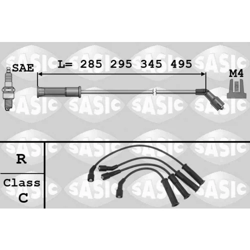 Sada zapaľovacích káblov SASIC 9284006