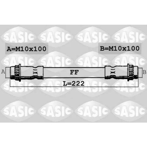 Brzdová hadica SASIC SBH0148