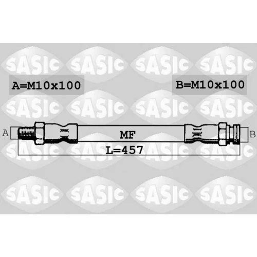 Brzdová hadica SASIC SBH0178