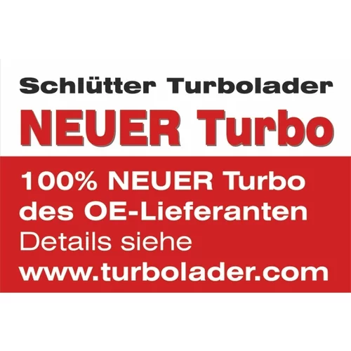 Plniace dúchadlo SCHLÜTTER TURBOLADER 172-02018EOL