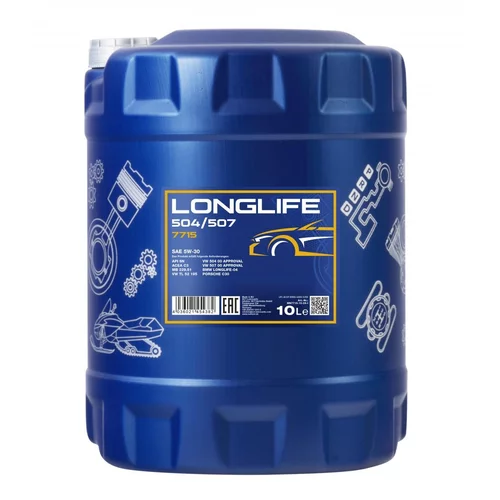 Motorový olej MANNOL 7715 LONGLIFE 504/507 5W-30 10L