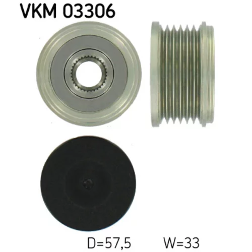 Voľnobežka alternátora VKM 03306 /SKF/