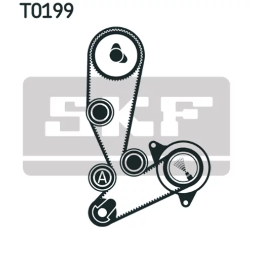 Sada ozubeného remeňa SKF VKMA 02390 - obr. 1