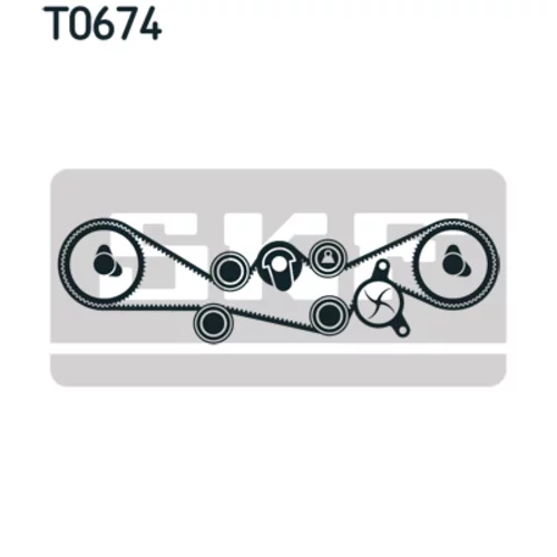 Sada ozubeného remeňa VKMA 98000 /SKF/ - obr. 1