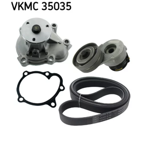 Vodné čerpadlo + sada klinového remeňa SKF VKMC 35035