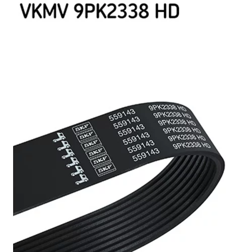 Ozubený klinový remeň SKF VKMV 9PK2338 HD