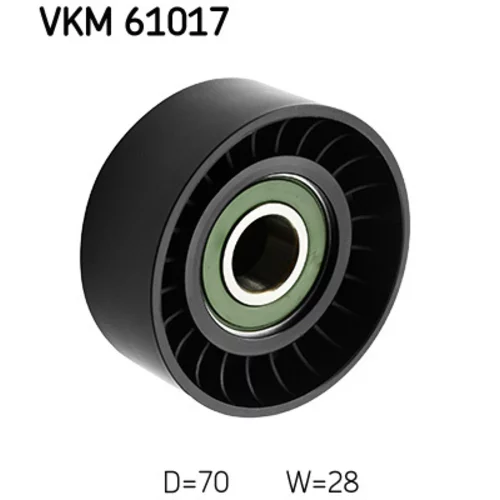 Vratná/vodiaca kladka rebrovaného klinového remeňa SKF VKM 61017