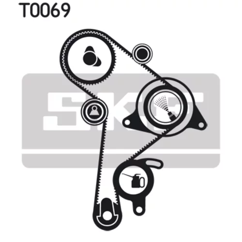 Sada ozubeného remeňa VKMA 01011 /SKF/ - obr. 1