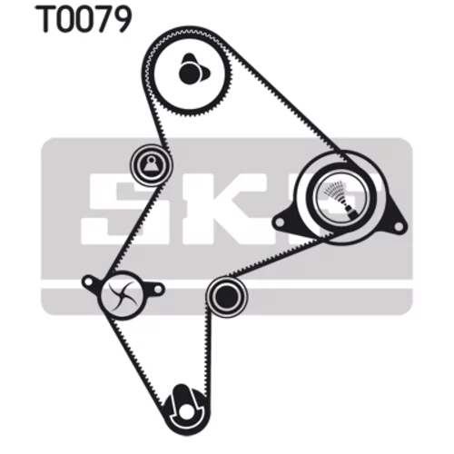 Sada ozubeného remeňa VKMA 03251 /SKF/ - obr. 1