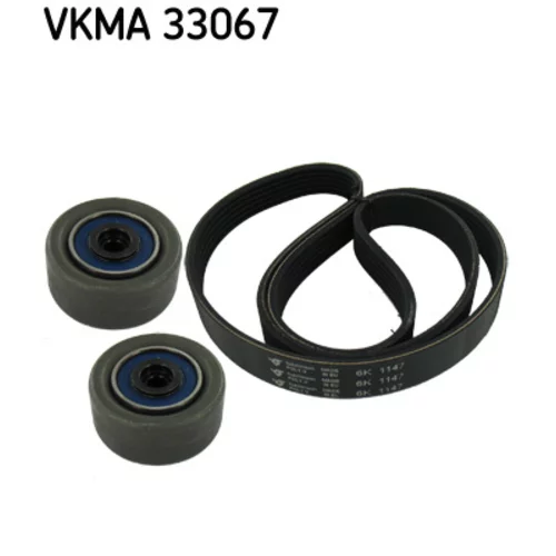 Ozubený klinový remeň - Sada SKF VKMA 33067