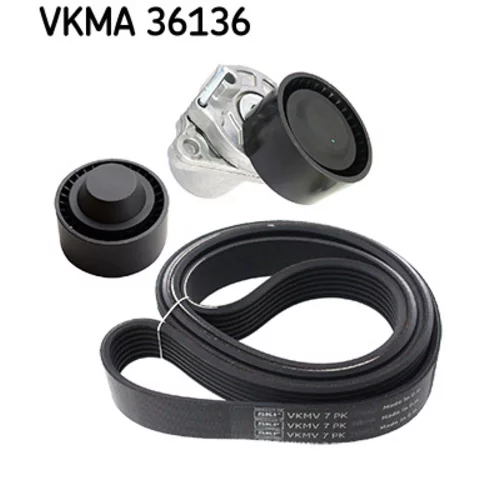 Ozubený klinový remeň - Sada SKF VKMA 36136