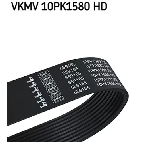 Ozubený klinový remeň SKF VKMV 10PK1580 HD