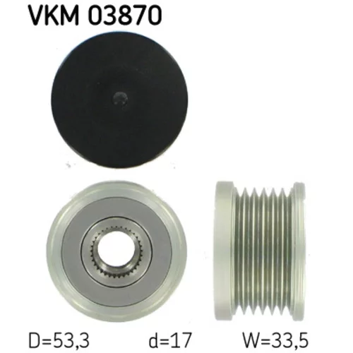 Voľnobežka alternátora SKF VKM 03870