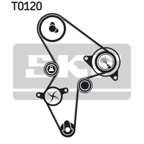 Sada ozubeného remeňa VKMA 03120 /SKF/ - obr. 1