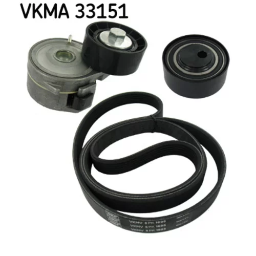 Ozubený klinový remeň - Sada SKF VKMA 33151